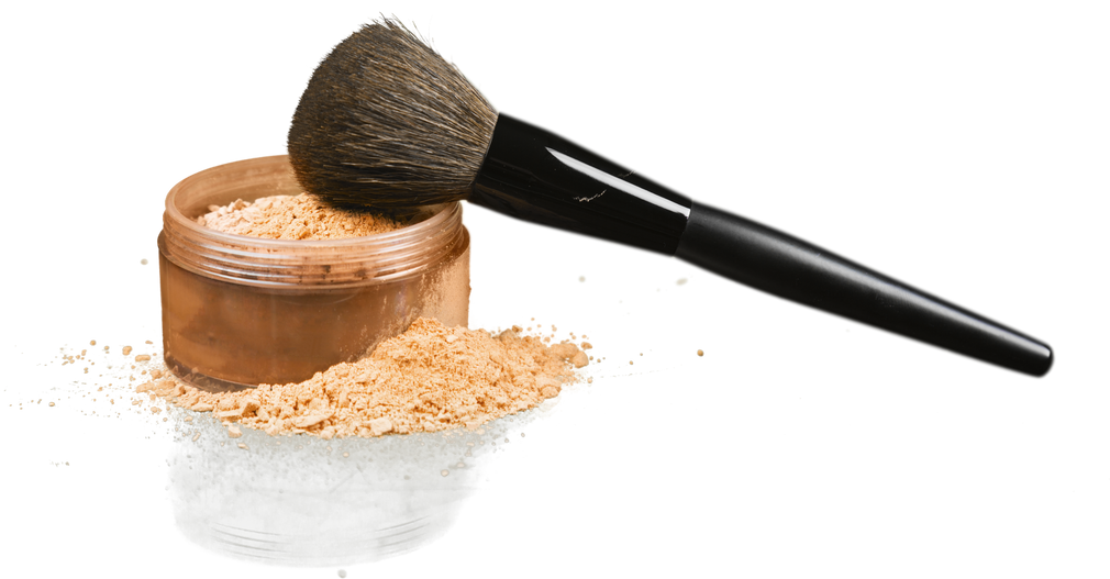 Powdered Foundation and a Brush